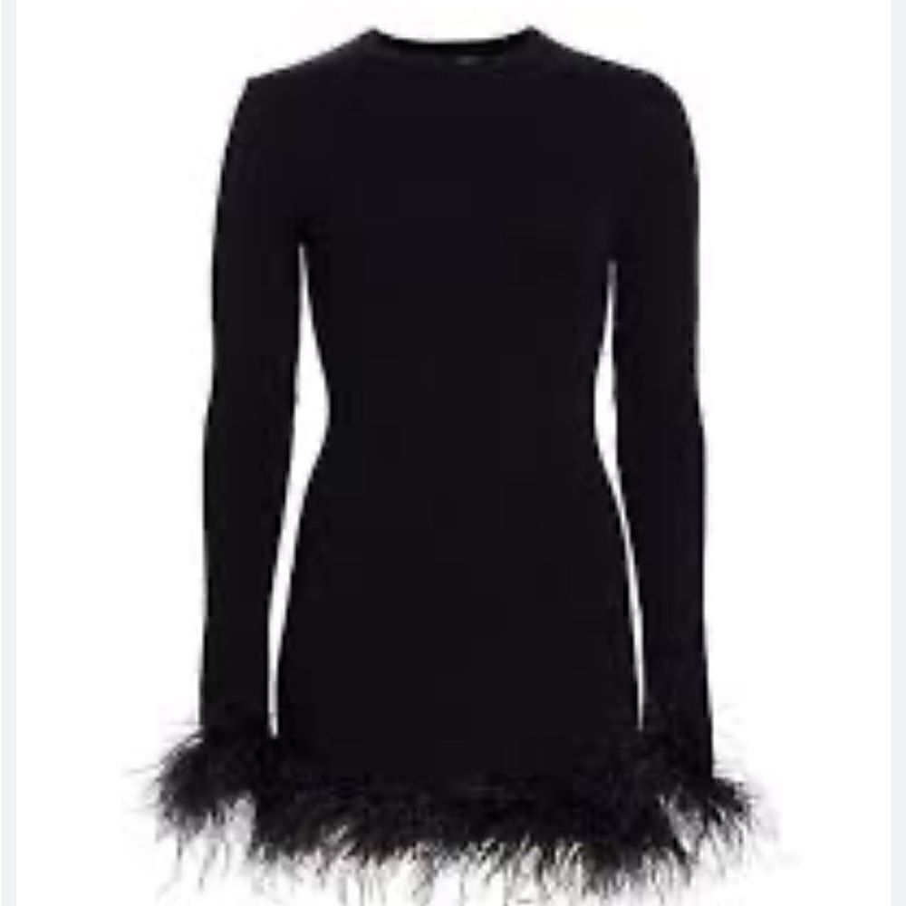 Ronny Kobo Sumal Knit Dress in Black-N8 - Picture 3 of 8